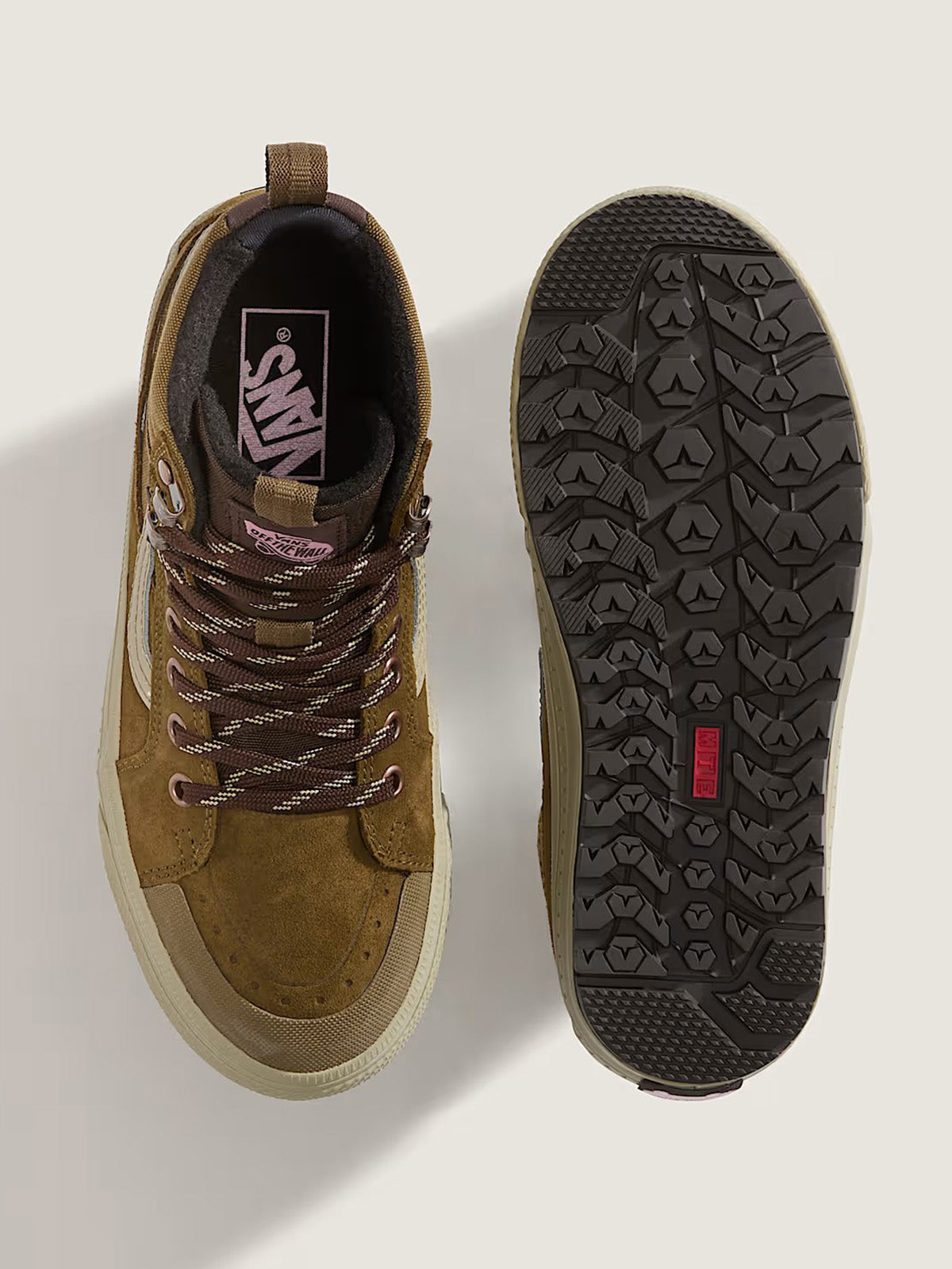 Zapatilla Adulto MTE Sk8-Hi Waterproof Café Vans