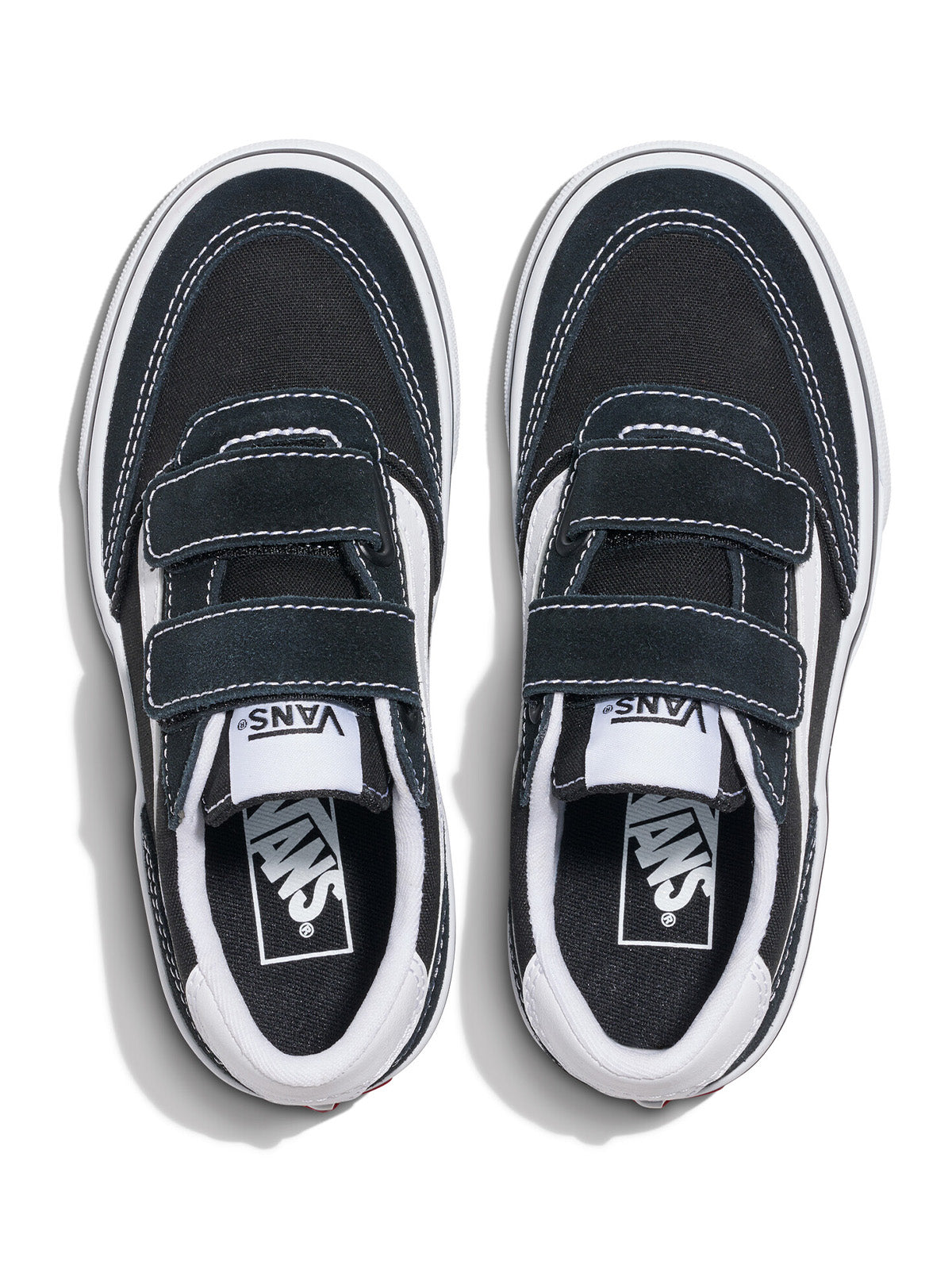 Zapatilla Niño Brooklyn  Velcro Negro Vans