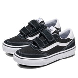Zapatilla Niño Brooklyn  Velcro Negro Vans