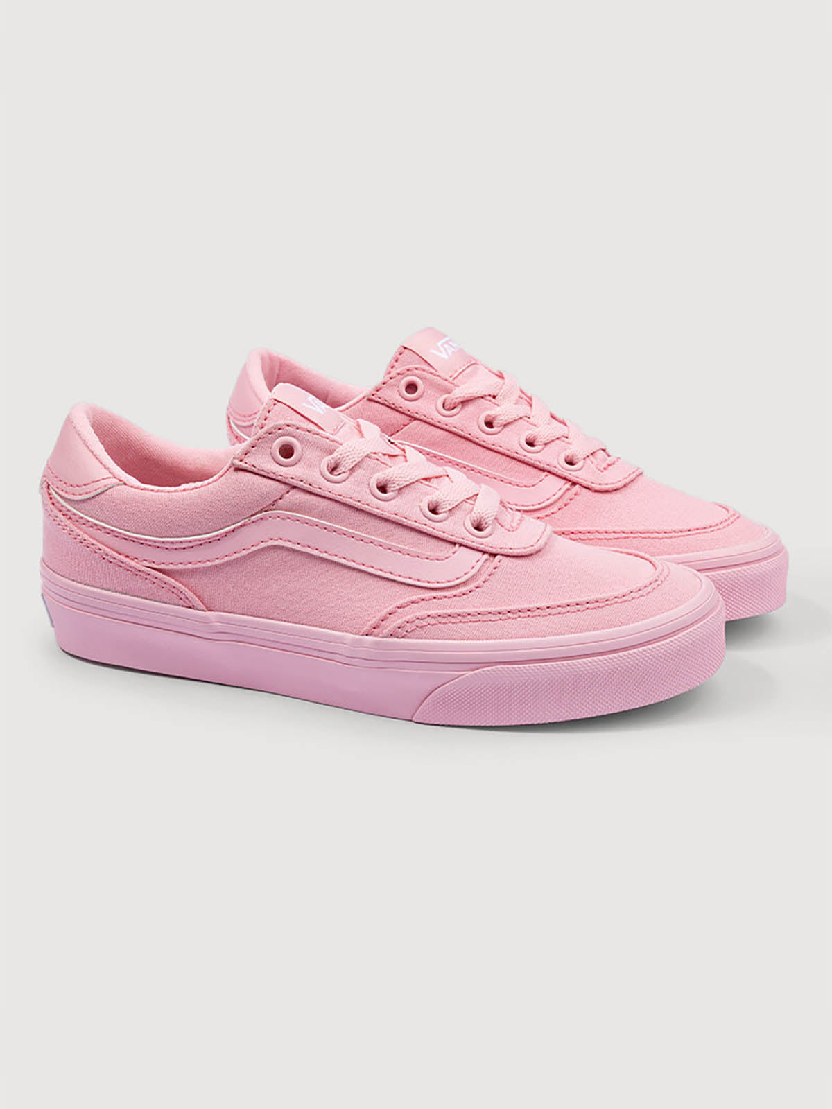 Zapatilla Junior (8 a 14 años) Brooklyn Ls Rosado Vans