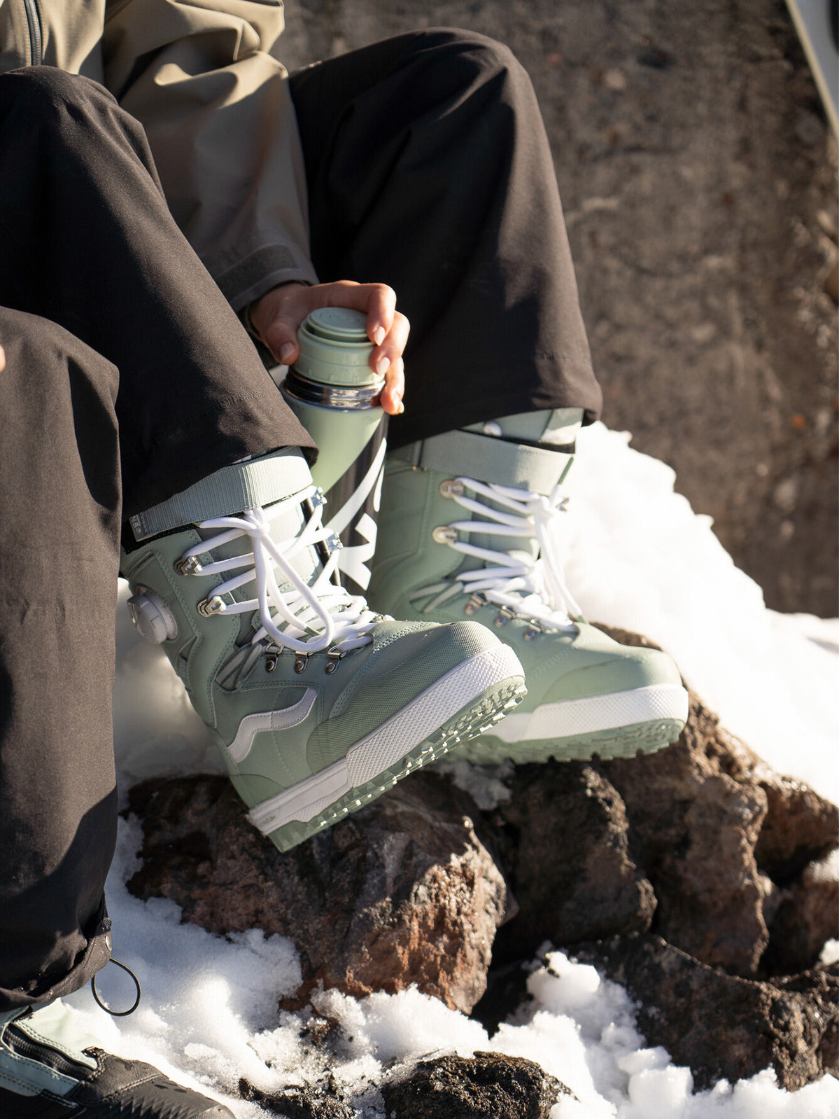 Bota de Snowboard Mujer Luna Pro Celeste Vans