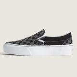 Zapatilla Mujer Slip On Platform Checker Negro Vans