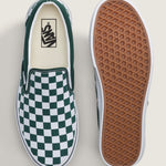 Zapatilla Adulto Slip On Checker Verde Vans