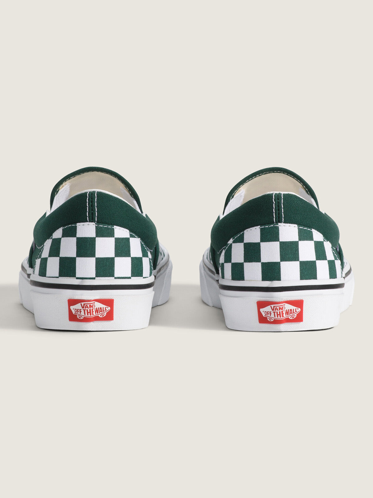 Zapatilla Adulto Slip On Checker Verde Vans