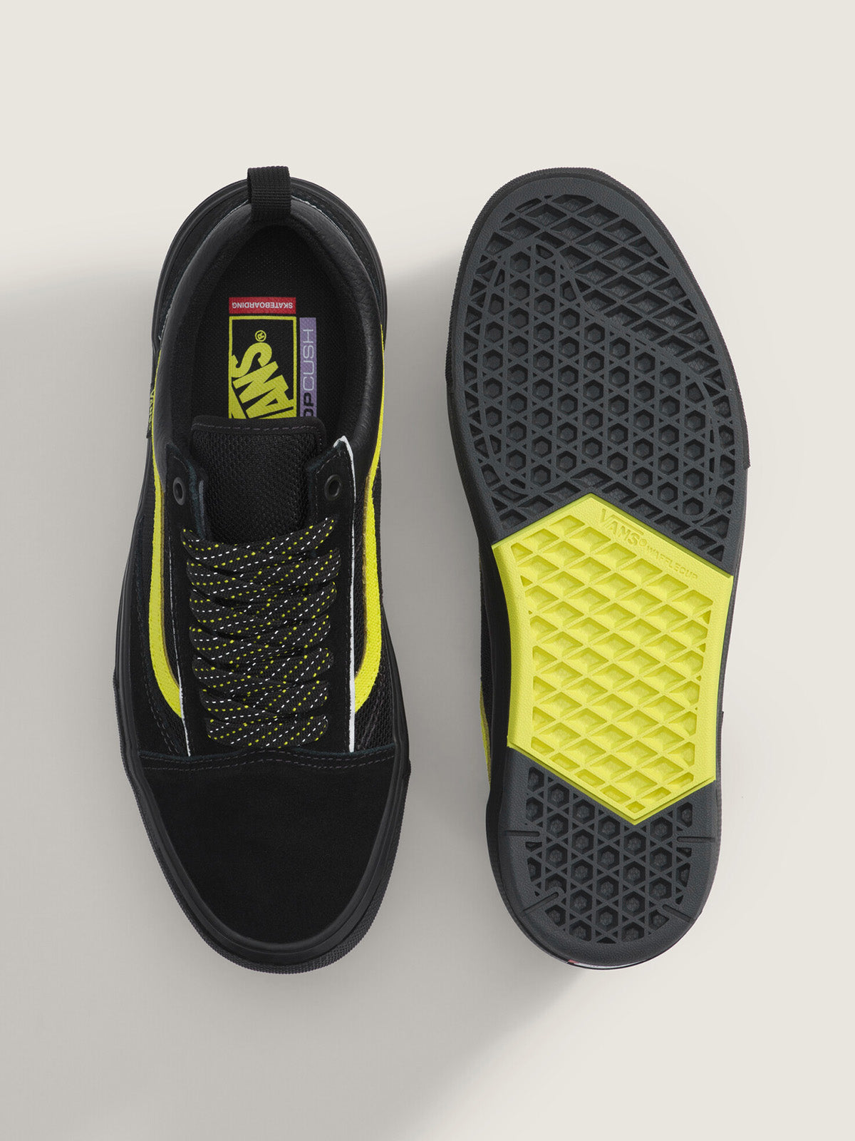 Zapatilla Hombre Skate Old Skool Wafflecup Negro