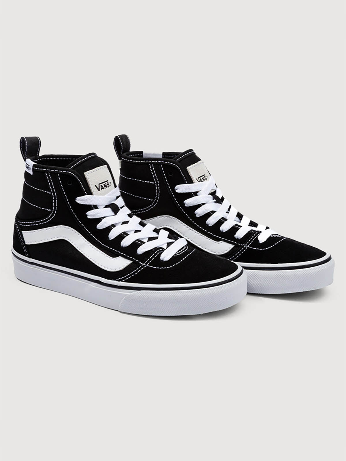Zapatilla Junior (8 a 14 años) Ashwood Hi Negro Vans
