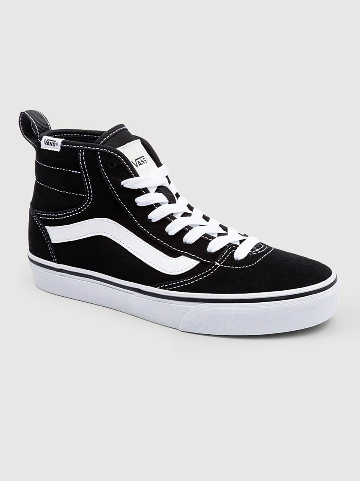 Zapatilla Junior (8 a 14 años) Ashwood Hi Negro Vans