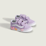 Zapatilla Niño (1 a 4 años) Old Skool V Morado Vans