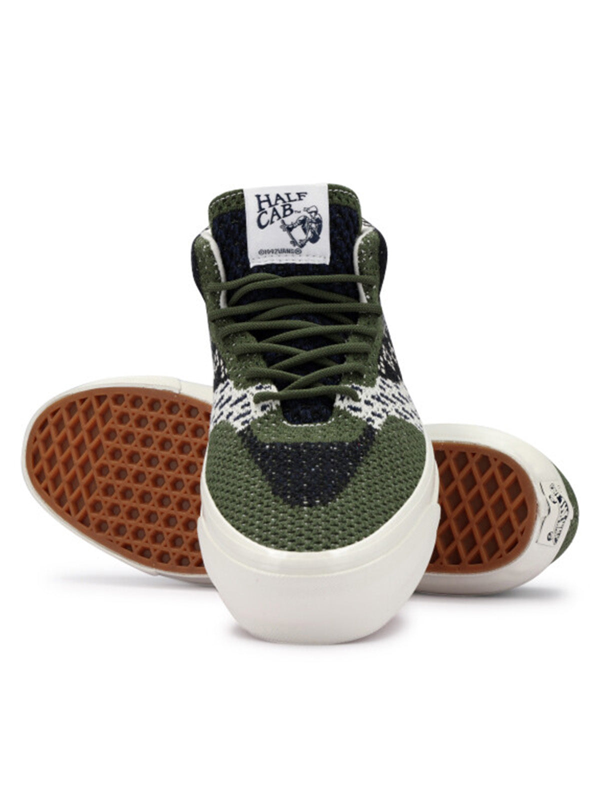 Zapatilla Hombre Skate Half Cab Premium Verde Vans