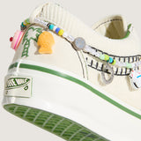 Zapatilla Mujer Premium Old Skool Charms Blanco Vans - Cocona