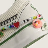 Zapatilla Mujer Premium Old Skool Charms Blanco Vans - Cocona