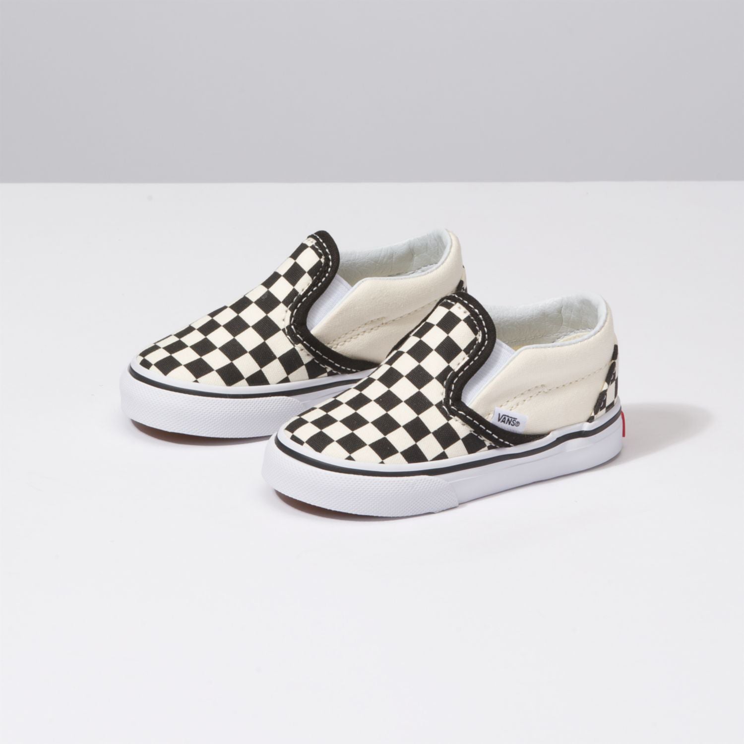 Zapatillas TD Classic Slip-On (1-4 AñOs) Blk&WhtChckerboard/Wht