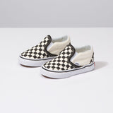 Zapatillas TD Classic Slip-On (1-4 AñOs) Blk&WhtChckerboard/Wht