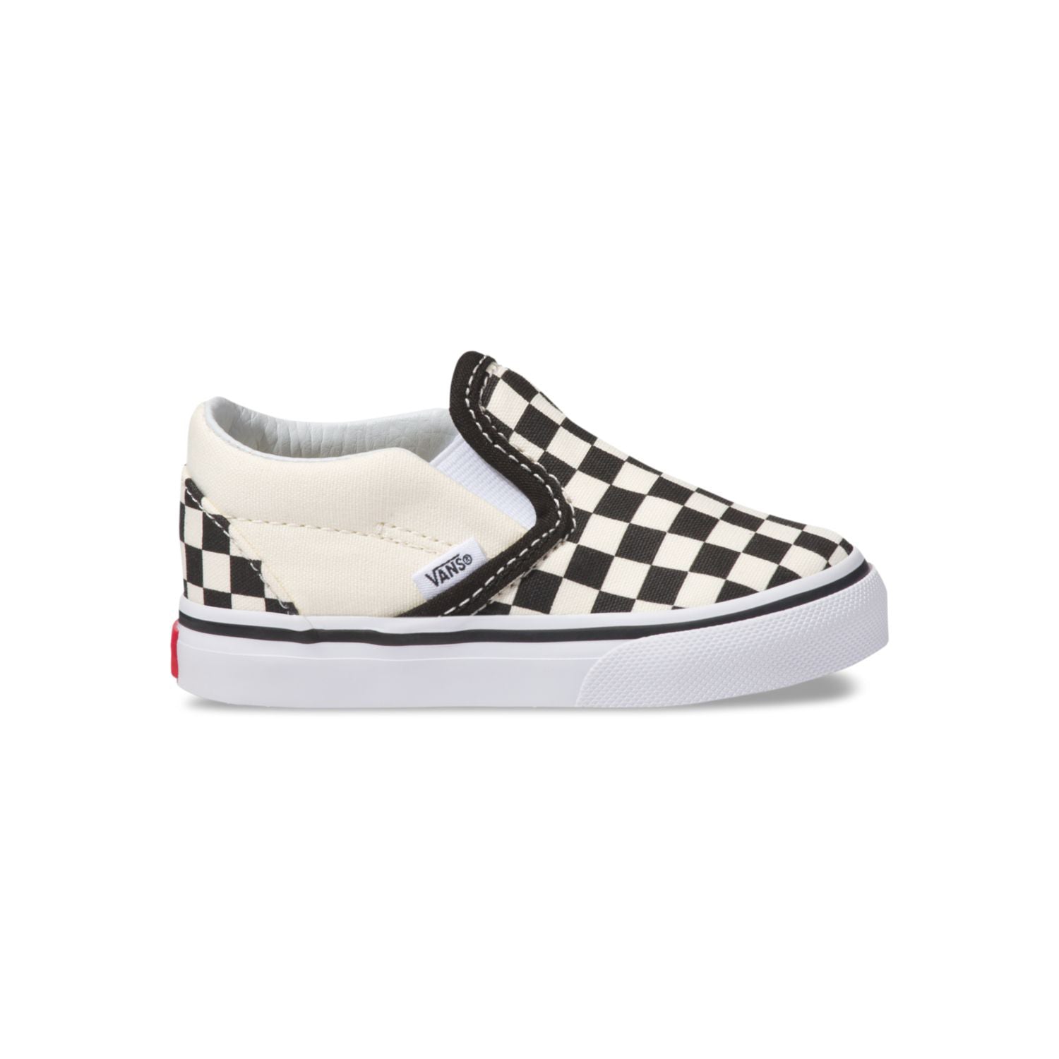 Zapatillas TD Classic Slip-On (1-4 AñOs) Blk&WhtChckerboard/Wht