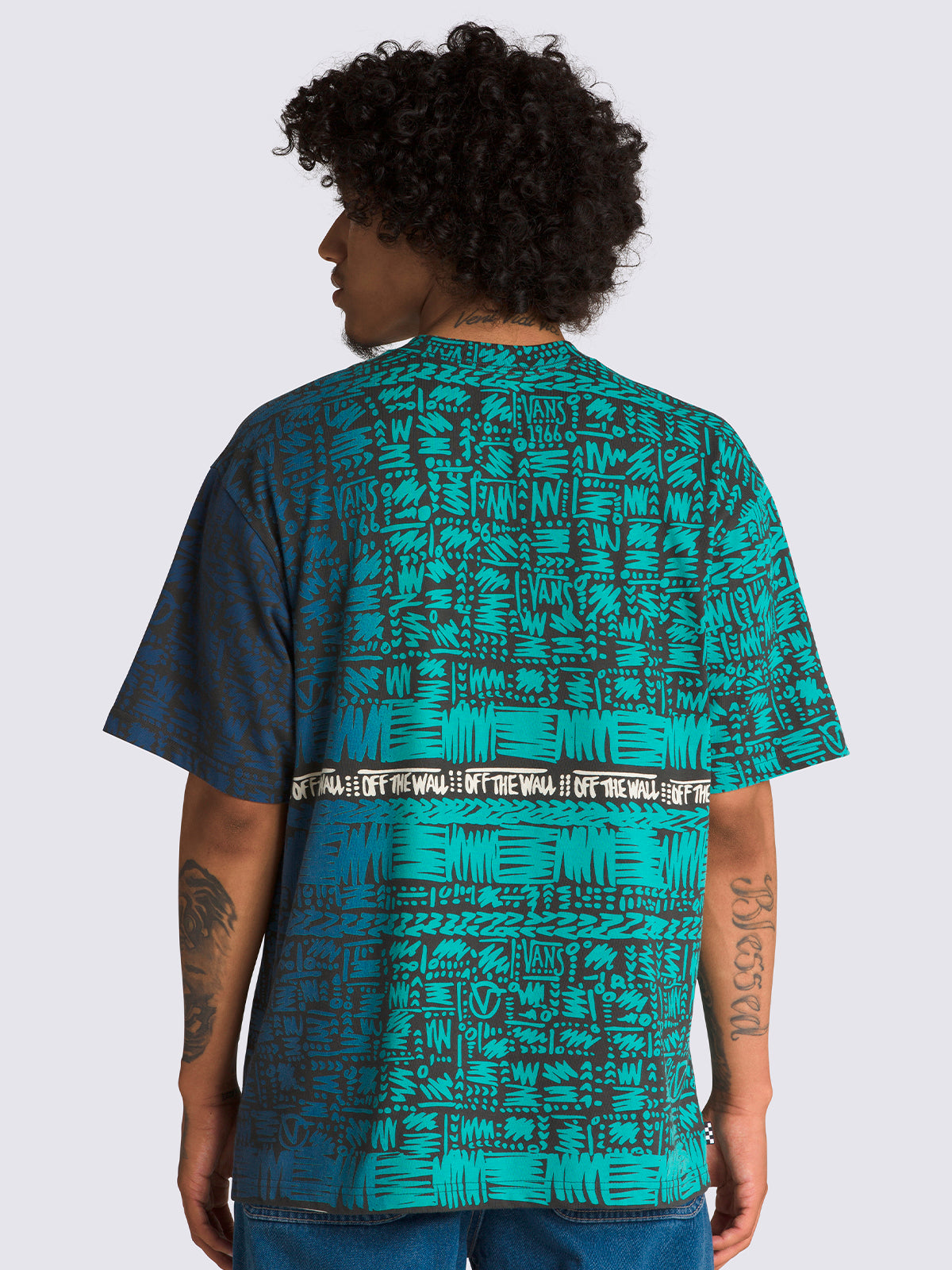 Polera M/C Hombre Rowan Zorilla Azul Vans