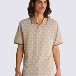Polera M/C Hombre Lewis Mills Beige Vans
