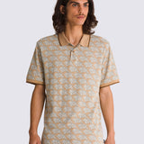 Polera M/C Hombre Lewis Mills Beige Vans