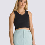 Polera Sin Mangas Mujer Drew Rib Tank Negro Vans