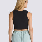 Polera Sin Mangas Mujer Drew Rib Tank Negro Vans