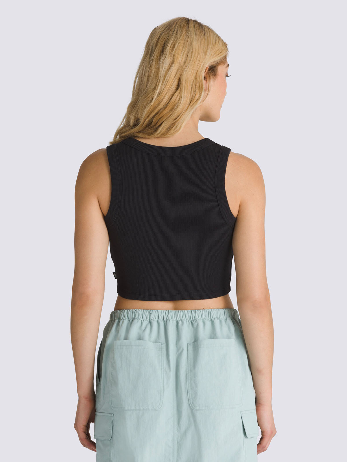 Polera Sin Mangas Mujer Drew Rib Tank Negro Vans
