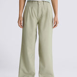 Pantalon Mujer AlDer Relaxed Pleate Beige Vans