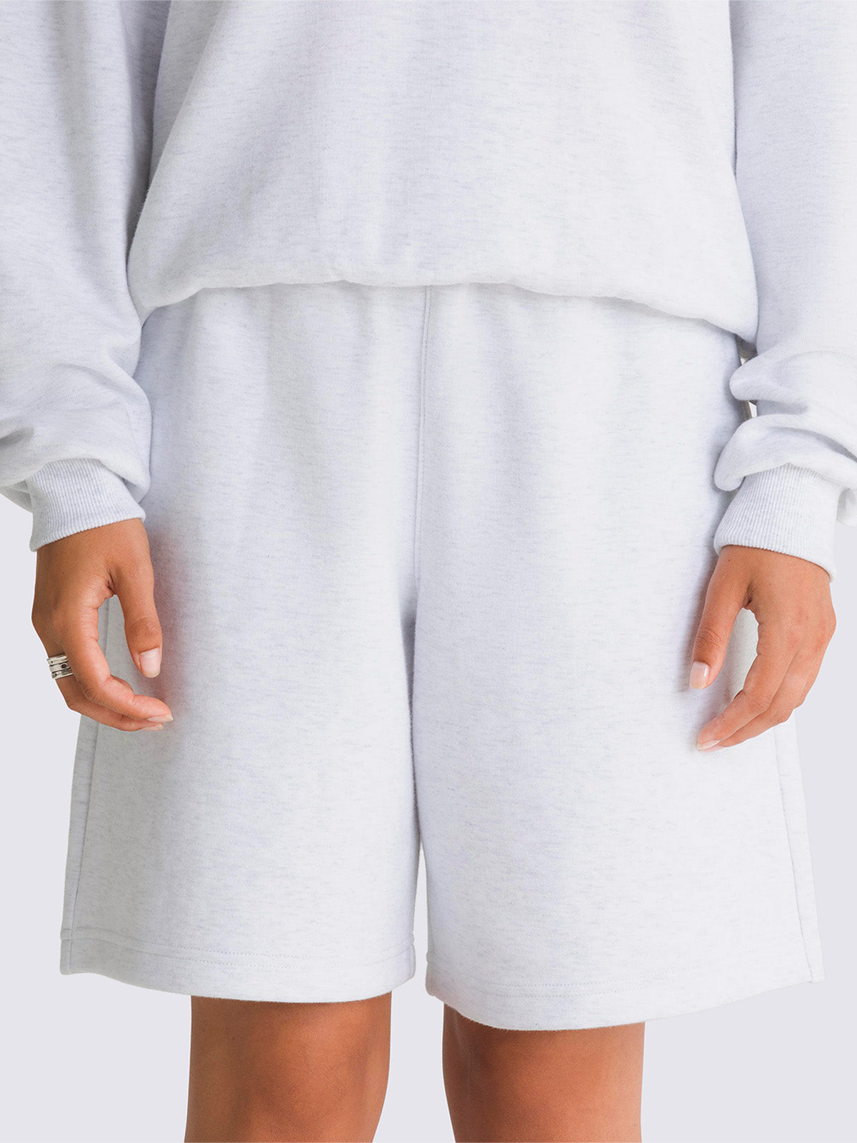 Shorts Mujer Elevated Double Knit  Blanco Vans