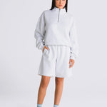 Short Mujer Elevated Double Knit  Blanco Vans