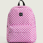 Mochila Adulto Old Skool Check Back Rosado Vans