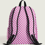 Mochila Adulto Old Skool Check Back Rosado Vans