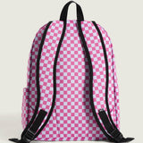 Mochila Adulto Old Skool Check Back Rosado Vans