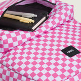 Mochila Adulto Old Skool Check Back Rosado Vans
