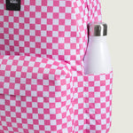 Mochila Adulto Old Skool Check Back Rosado Vans