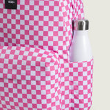 Mochila Adulto Old Skool Check Back Rosado Vans