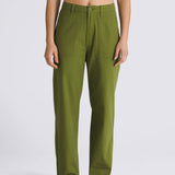 Pantalon Mujer Union Relaxed Carpen Oliva Vans
