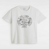 Polera M/C Mujer Earthbpund Outsized Negro Vans