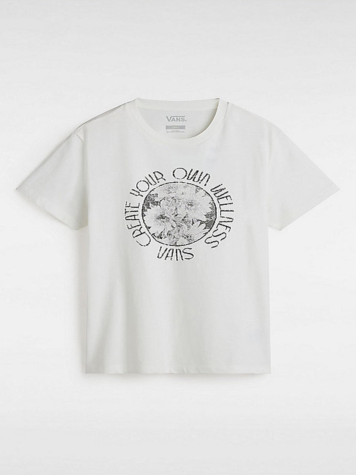 Polera M/C Mujer Earthbpund Outsized Negro Vans