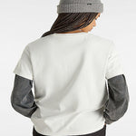 Polera M/C Mujer Earthbpund Outsized Negro Vans