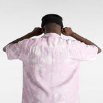 Camisa Manga Corta Hombre Vans Camp Loose Coll Morado Vans
