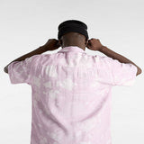 Camisa Manga Corta Hombre Vans Camp Loose Coll Morado Vans