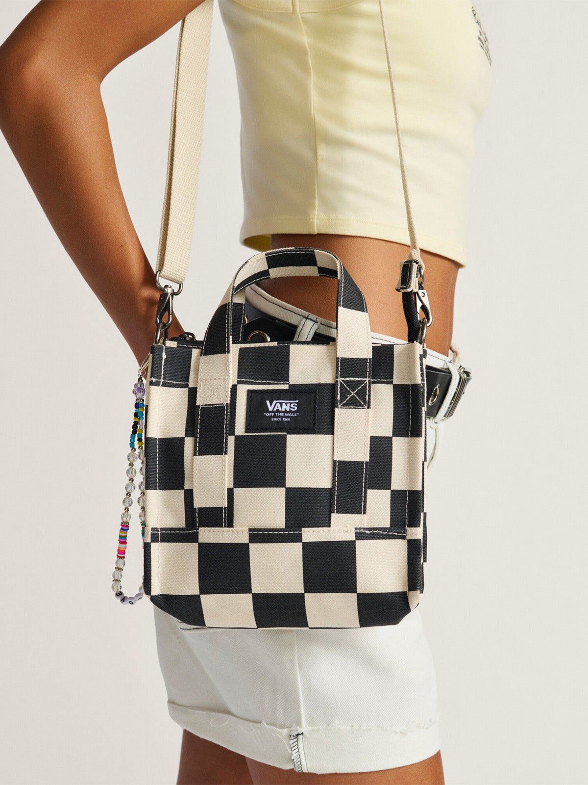 Bolso Crossbody Adulto Lil Pergs Tote Blanco Vans