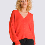 Sweater Mujer Valerie Boucle Cardi Salmon Vans