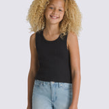 Polera S/M Nina Drew Rib Tank Negro Vans