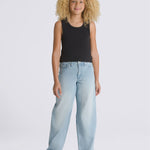Polera S/M Nina Drew Rib Tank Negro Vans
