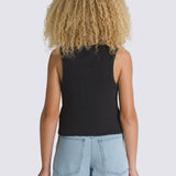 Polera S/M Nina Drew Rib Tank Negro Vans