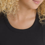 Polera S/M Nina Drew Rib Tank Negro Vans