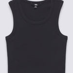 Polera S/M Nina Drew Rib Tank Negro Vans