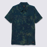 Camisa Manga Corta Nino Vans Loose Camp Coll Azul Oscuro Vans