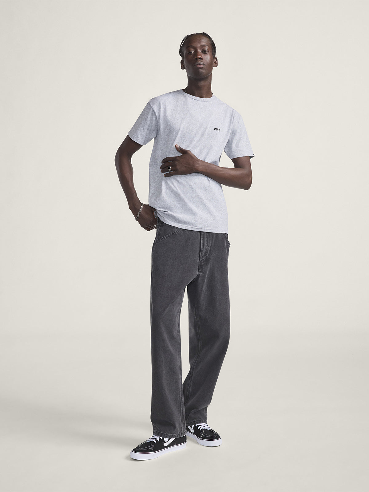 Pantalon Hombre Skate Check-5 Loose  Negro Vans