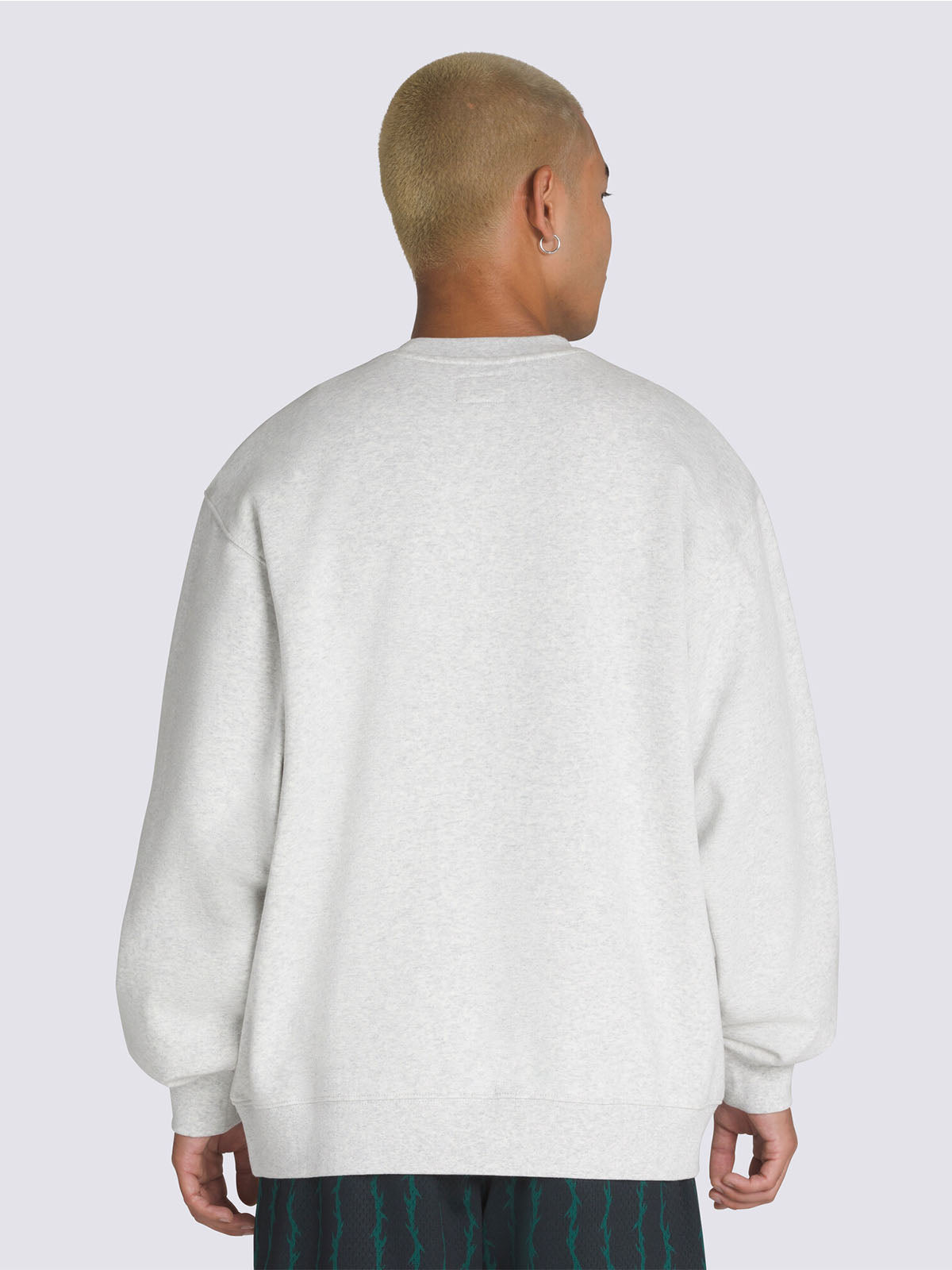 Polerón Hombre Skate Smile Gris Vans