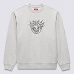 Polerón Hombre Skate Smile Gris Vans